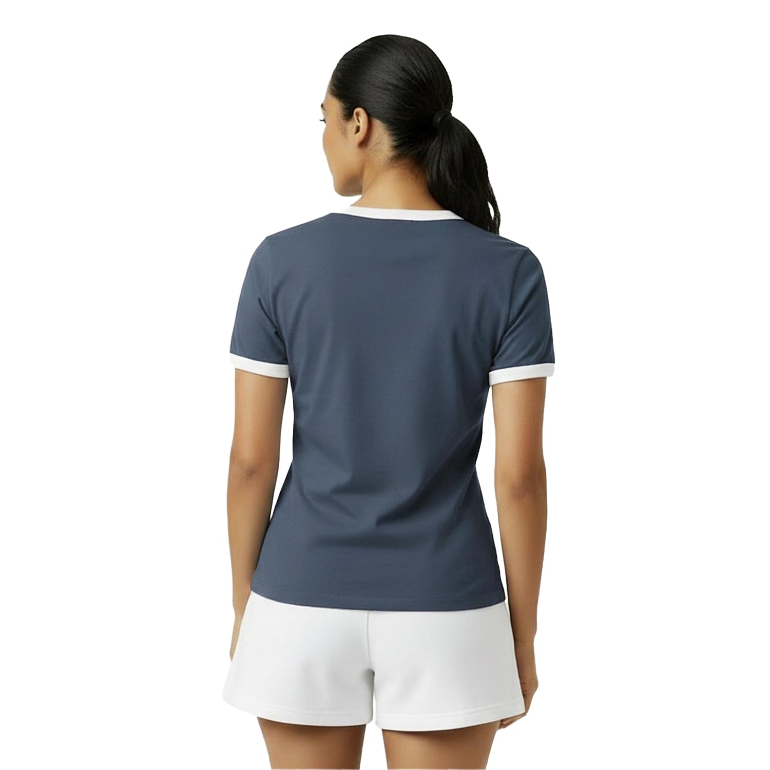 Navy - Lifestyle - Jack Wills Womens-Ladies Trinkey Ringer T-Shirt