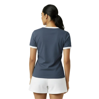 Navy - Lifestyle - Jack Wills Womens-Ladies Trinkey Ringer T-Shirt