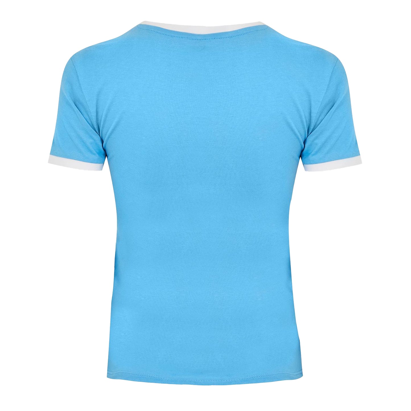 Sky Blue - Back - Jack Wills Womens-Ladies Trinkey Ringer T-Shirt