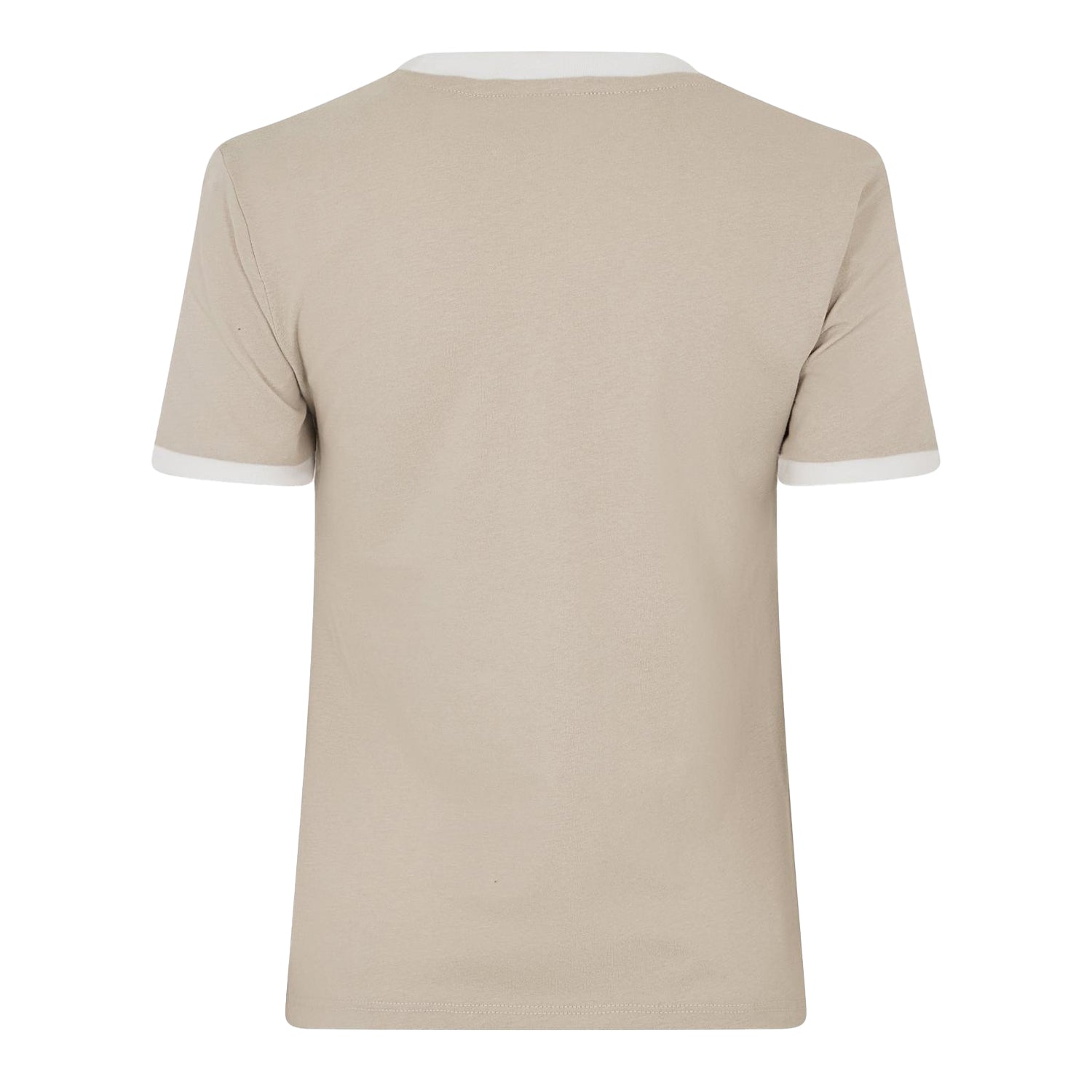 Stone - Back - Jack Wills Womens-Ladies Trinkey Ringer T-Shirt