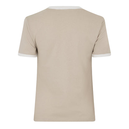 Stone - Back - Jack Wills Womens-Ladies Trinkey Ringer T-Shirt