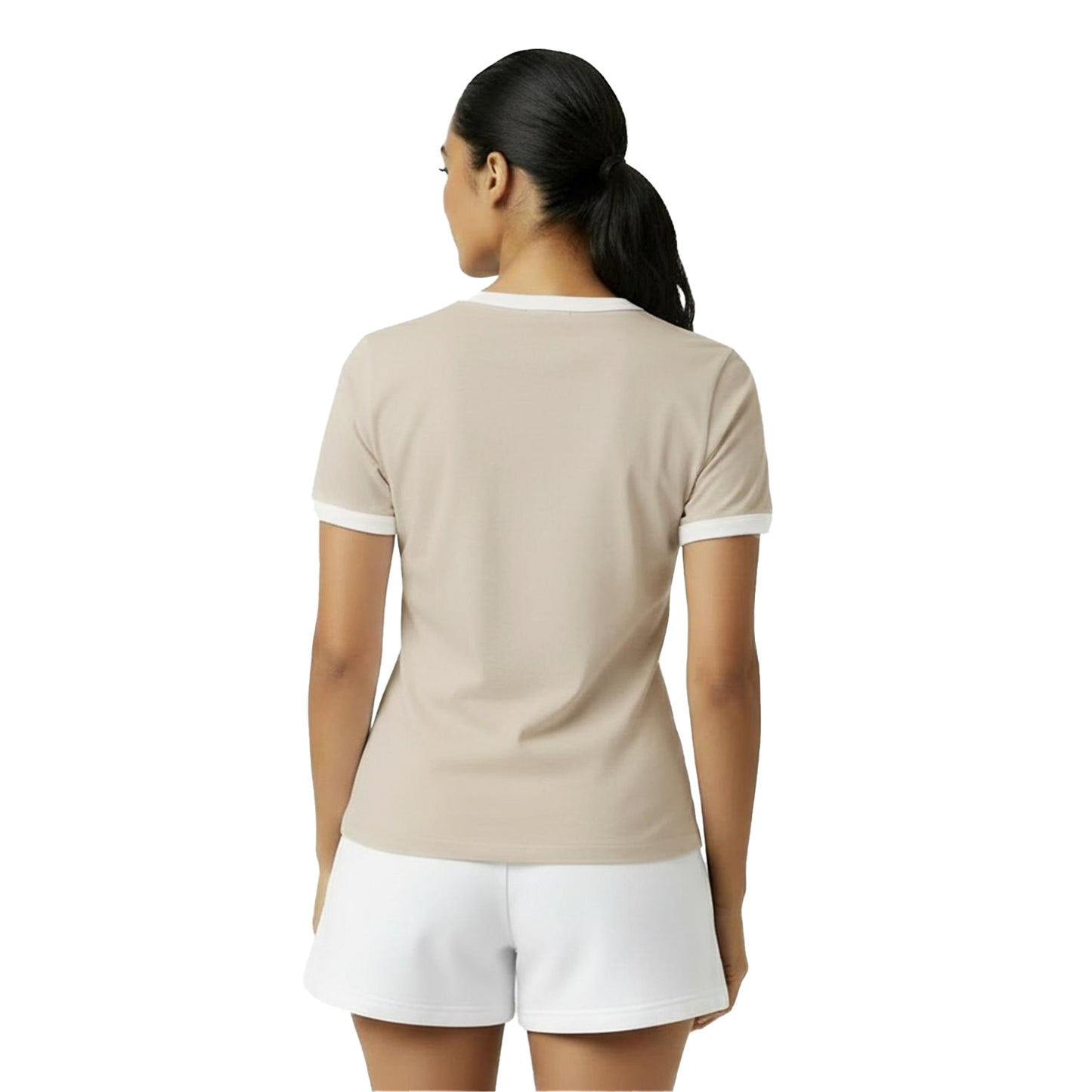 Stone - Lifestyle - Jack Wills Womens-Ladies Trinkey Ringer T-Shirt