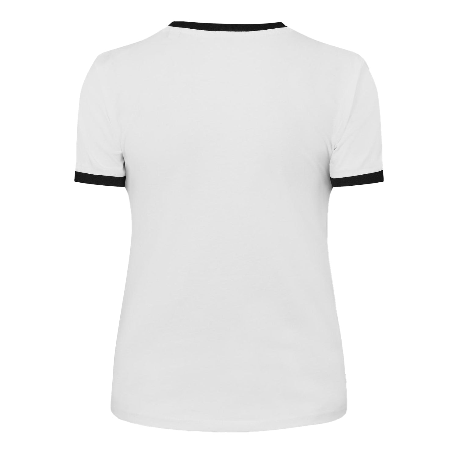 White - Back - Jack Wills Womens-Ladies Trinkey Ringer T-Shirt