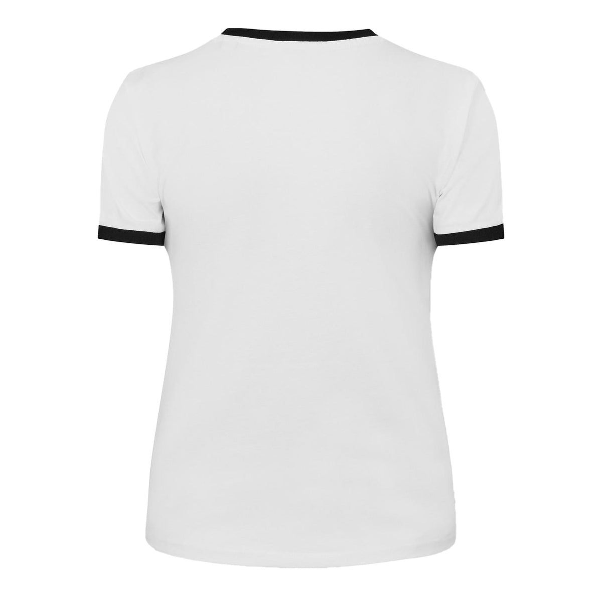 White - Back - Jack Wills Womens-Ladies Trinkey Ringer T-Shirt