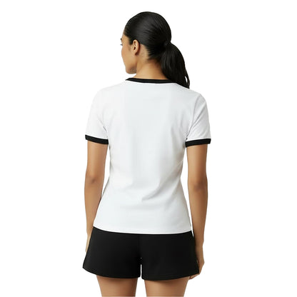White - Lifestyle - Jack Wills Womens-Ladies Trinkey Ringer T-Shirt