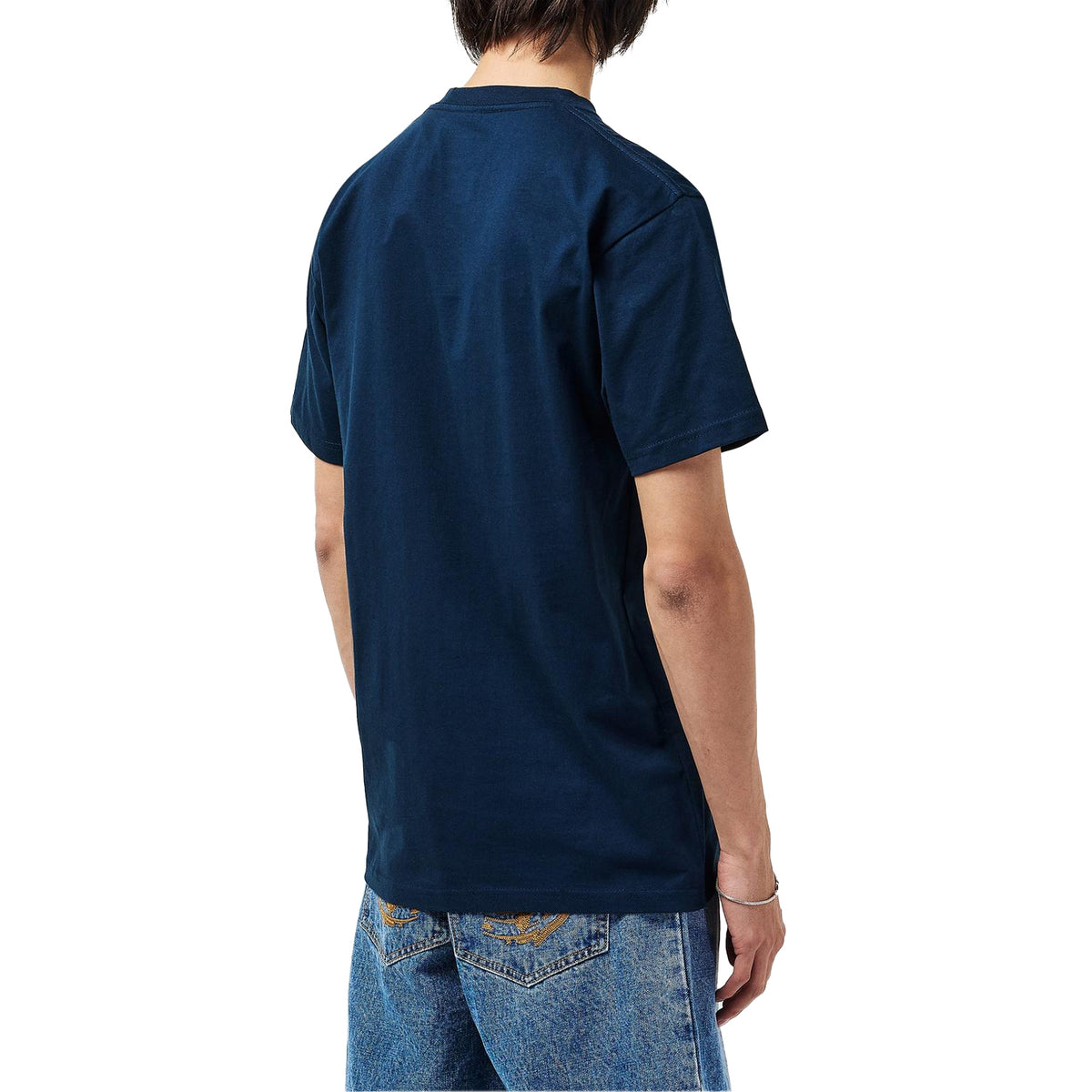 Navy - Lifestyle - Vans Mens Classic Logo Relaxed Fit T-Shirt