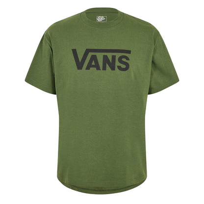 Pine-Forest - Front - Vans Mens Classic Logo Relaxed Fit T-Shirt