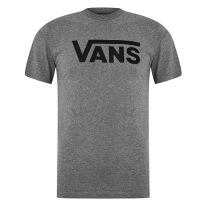 Grey Heather - Front - Vans Mens Classic Logo Relaxed Fit T-Shirt