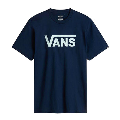 Navy - Front - Vans Mens Classic Logo Relaxed Fit T-Shirt