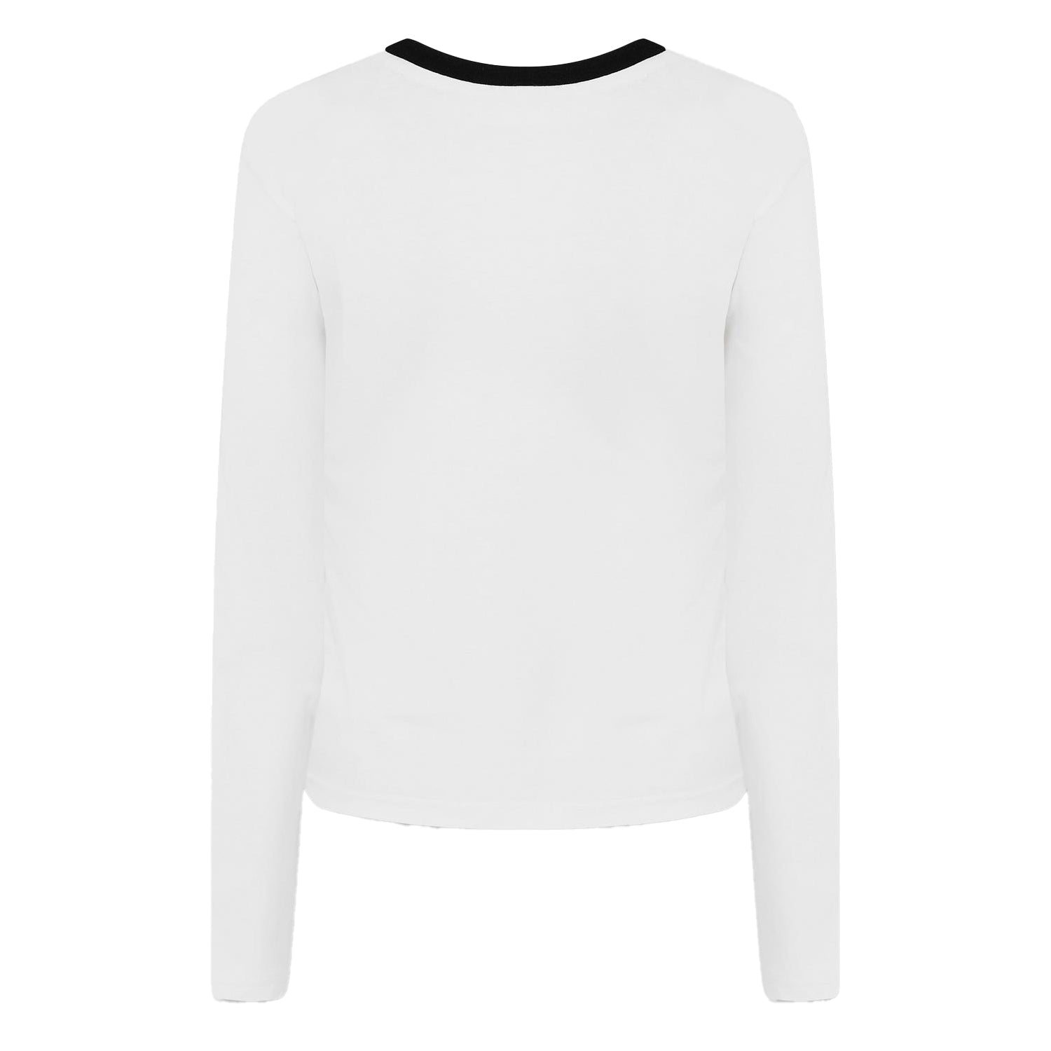 White - Back - Jack Wills Womens-Ladies Trinkey Ringer Long-Sleeved T-Shirt