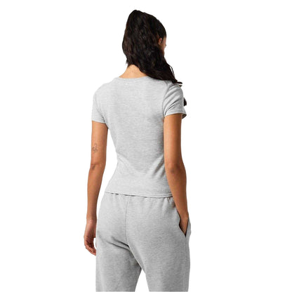 Grey Marl - Back - Jack Wills Baby Slub Slim T-Shirt