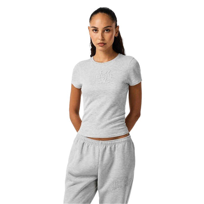Grey Marl - Lifestyle - Jack Wills Baby Slub Slim T-Shirt