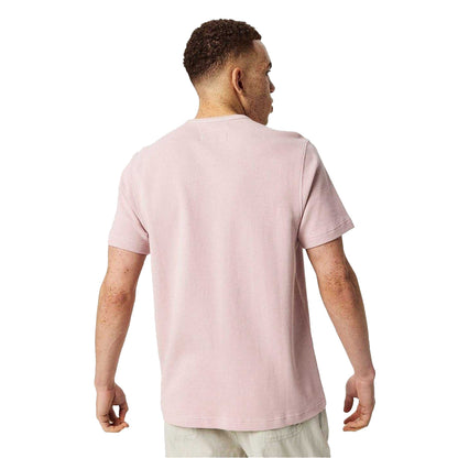 Cool Pink - Back - Jack Wills Mens Logo Waffle Knit T-Shirt