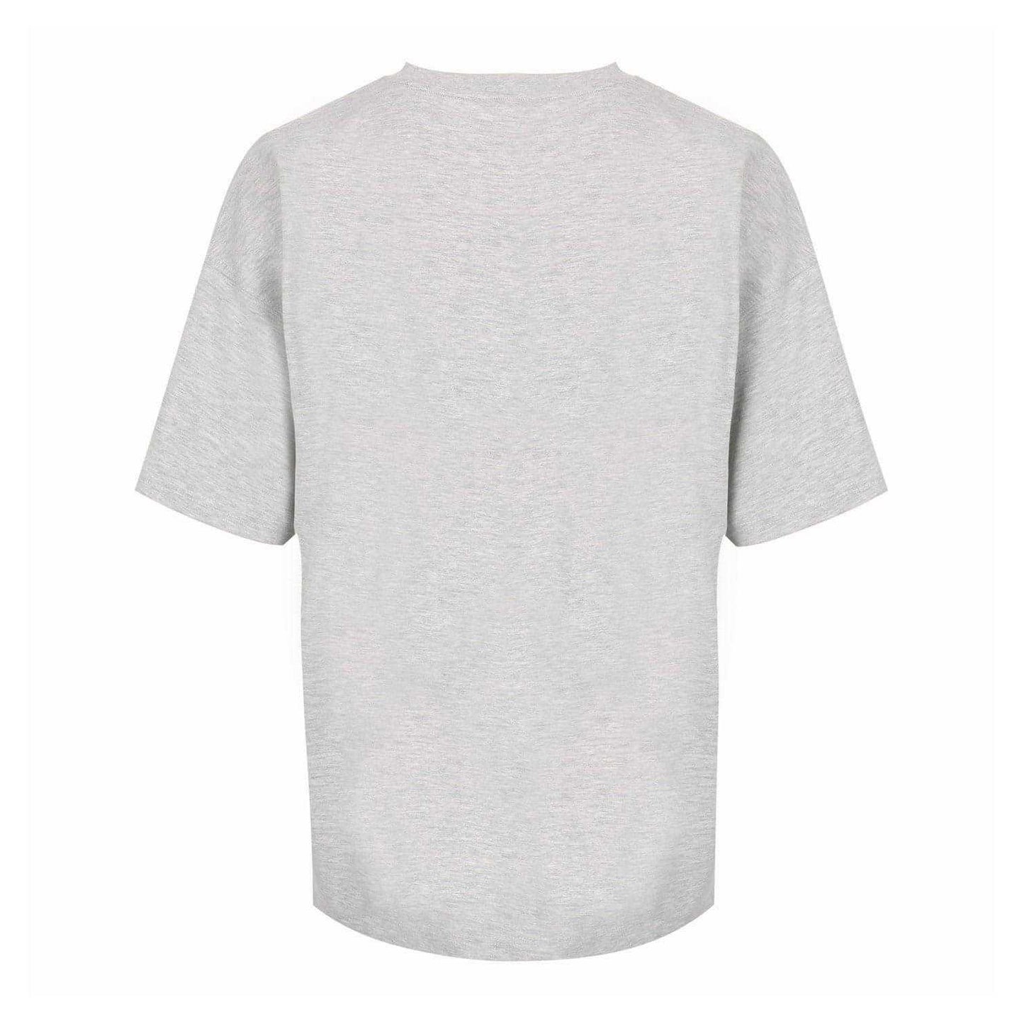 Grey - Back - Everlast Mens Bronx Classic Oversized T-Shirt