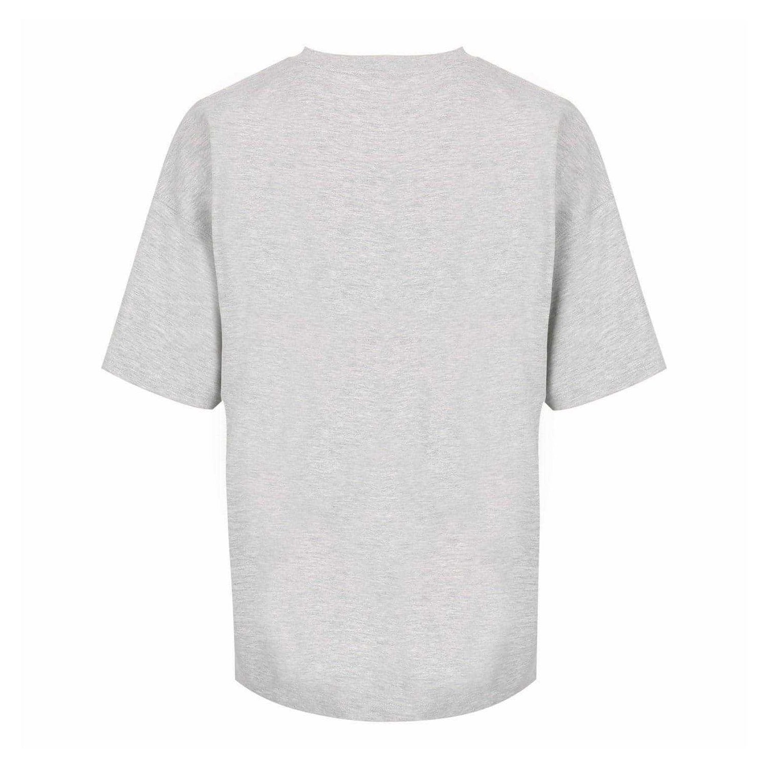 Grey - Back - Everlast Mens Bronx Classic Oversized T-Shirt