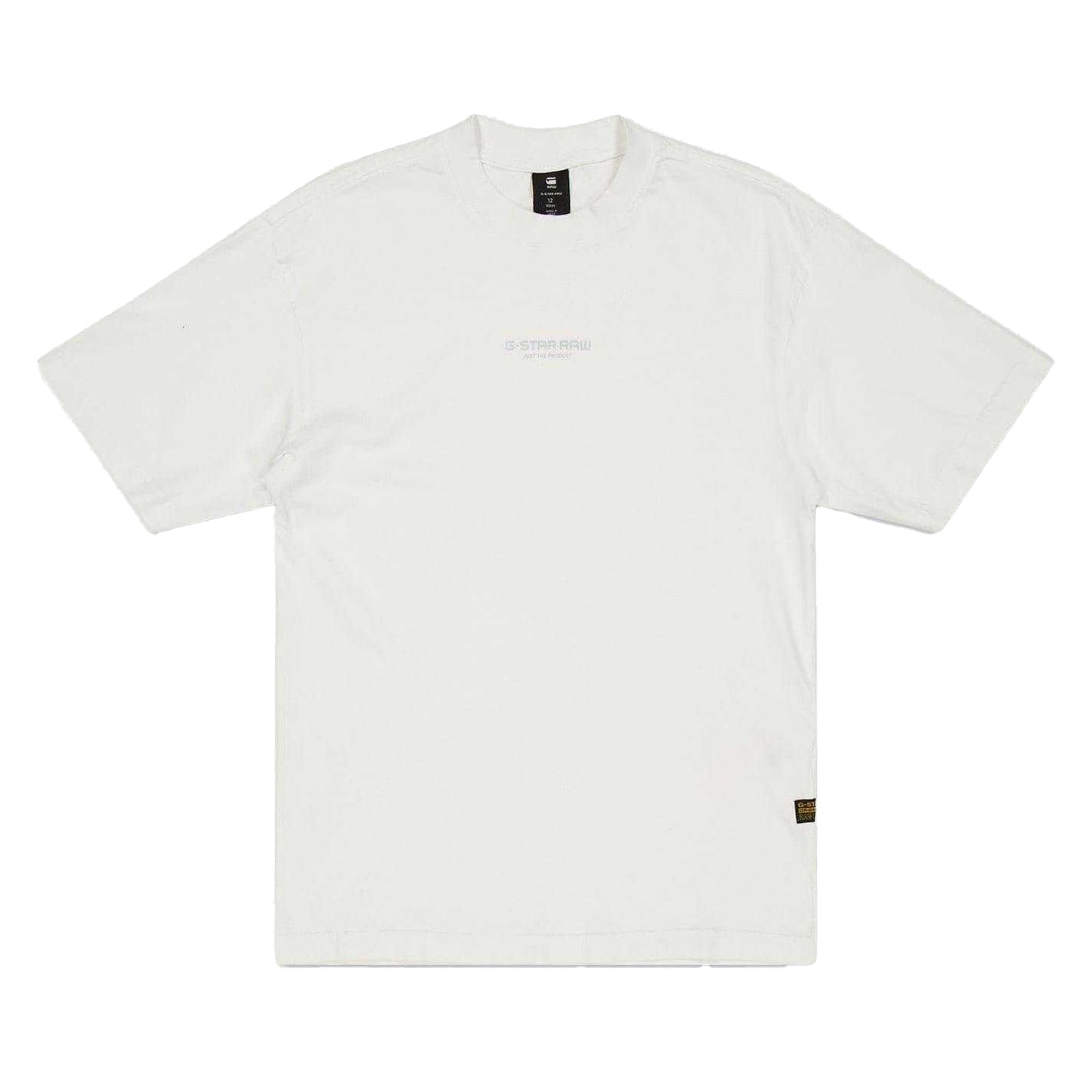 White - Front - G-Star Childrens-Kids Raw Drop Shoulder Oversized T-Shirt