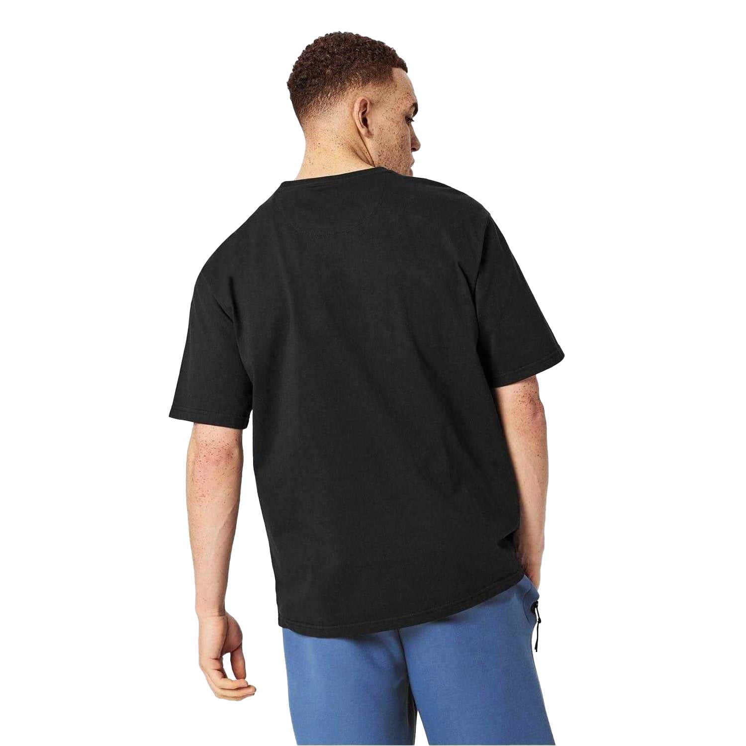 Black - Back - Everlast Mens Camo Logo Relaxed Fit T-Shirt
