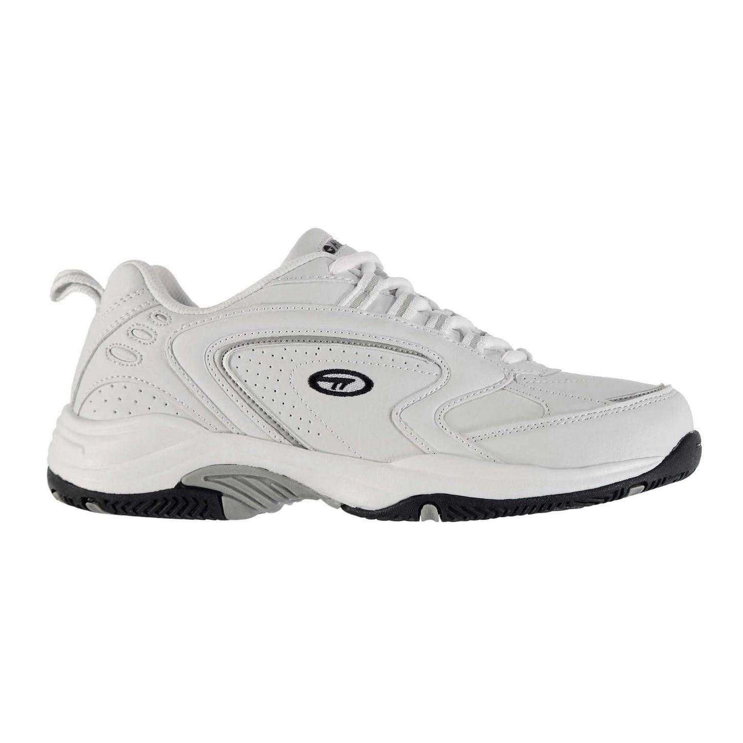 White - Front - Hi-Tec Mens Blast Trainers