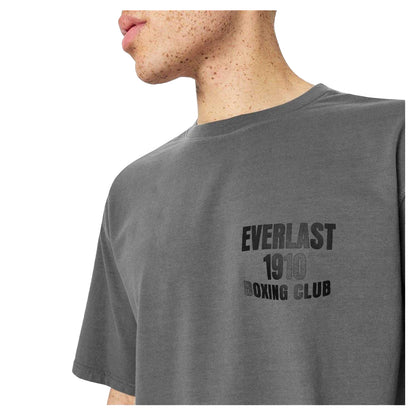 Shark Grey - Side - Everlast Mens Club Oversized T-Shirt