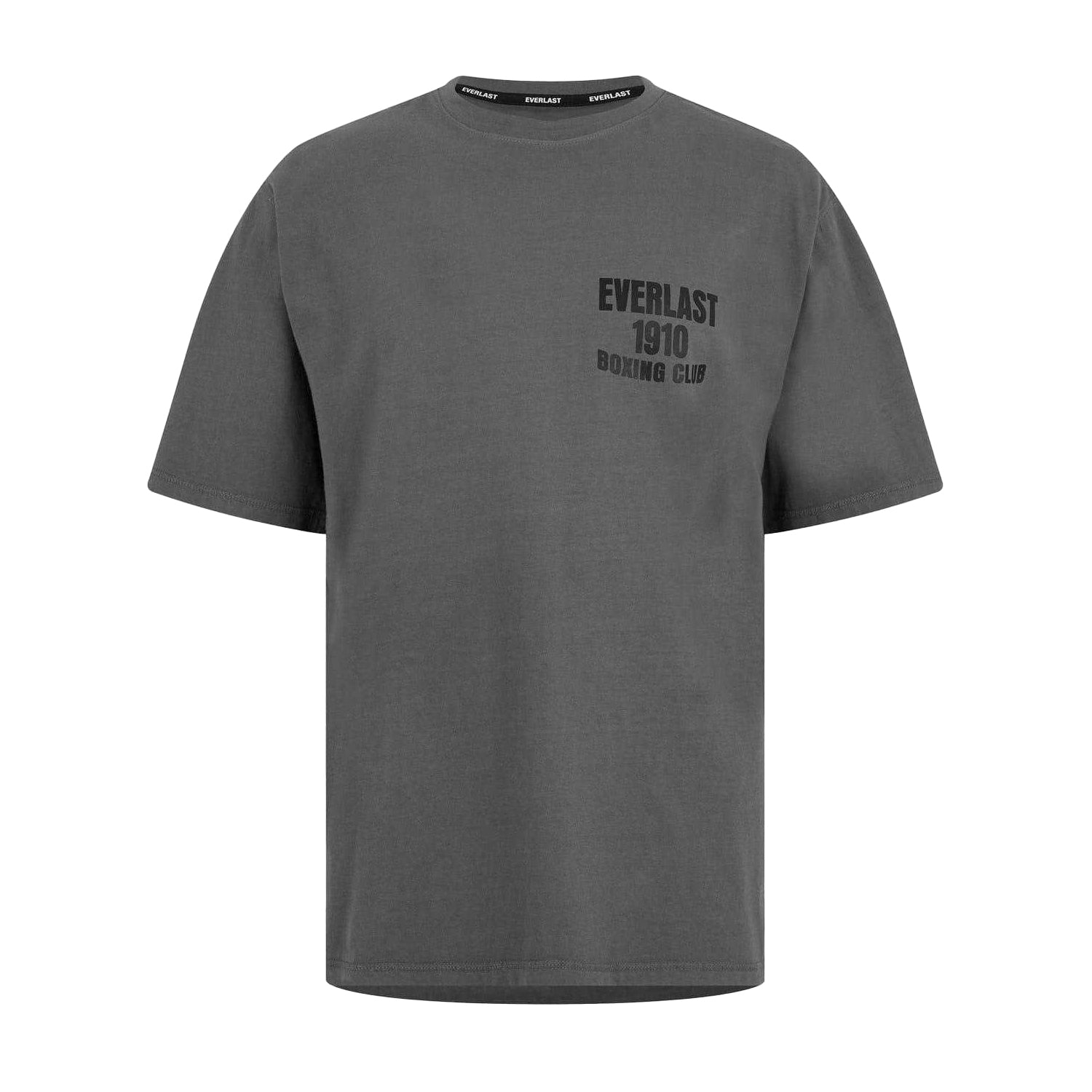 Shark Grey - Front - Everlast Mens Club Oversized T-Shirt