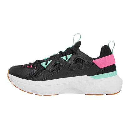 Black - Back - Under Armour Womens-Ladies Infinite Mesh Trainers