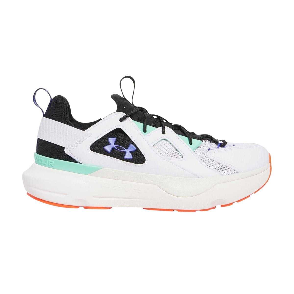 White-Violet - Front - Under Armour Womens-Ladies Infinite Mesh Trainers