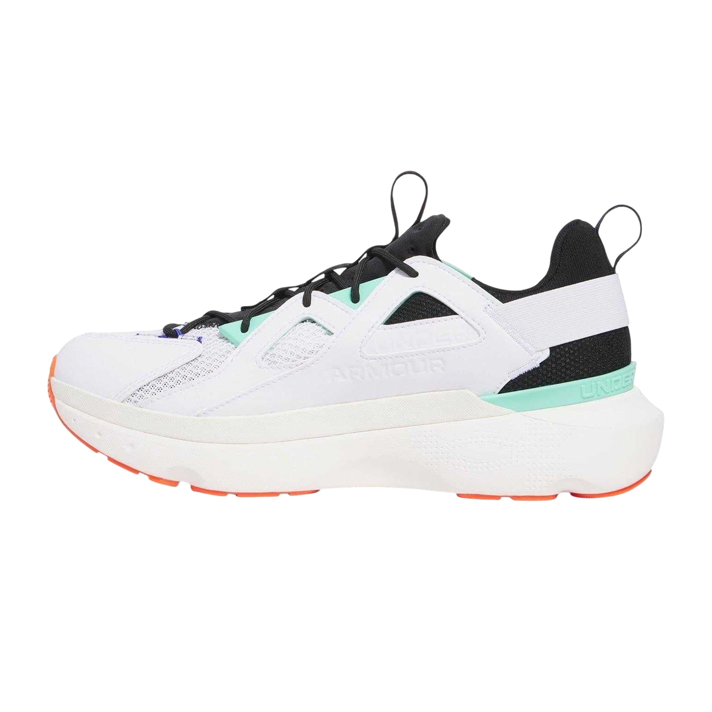White-Violet - Back - Under Armour Womens-Ladies Infinite Mesh Trainers