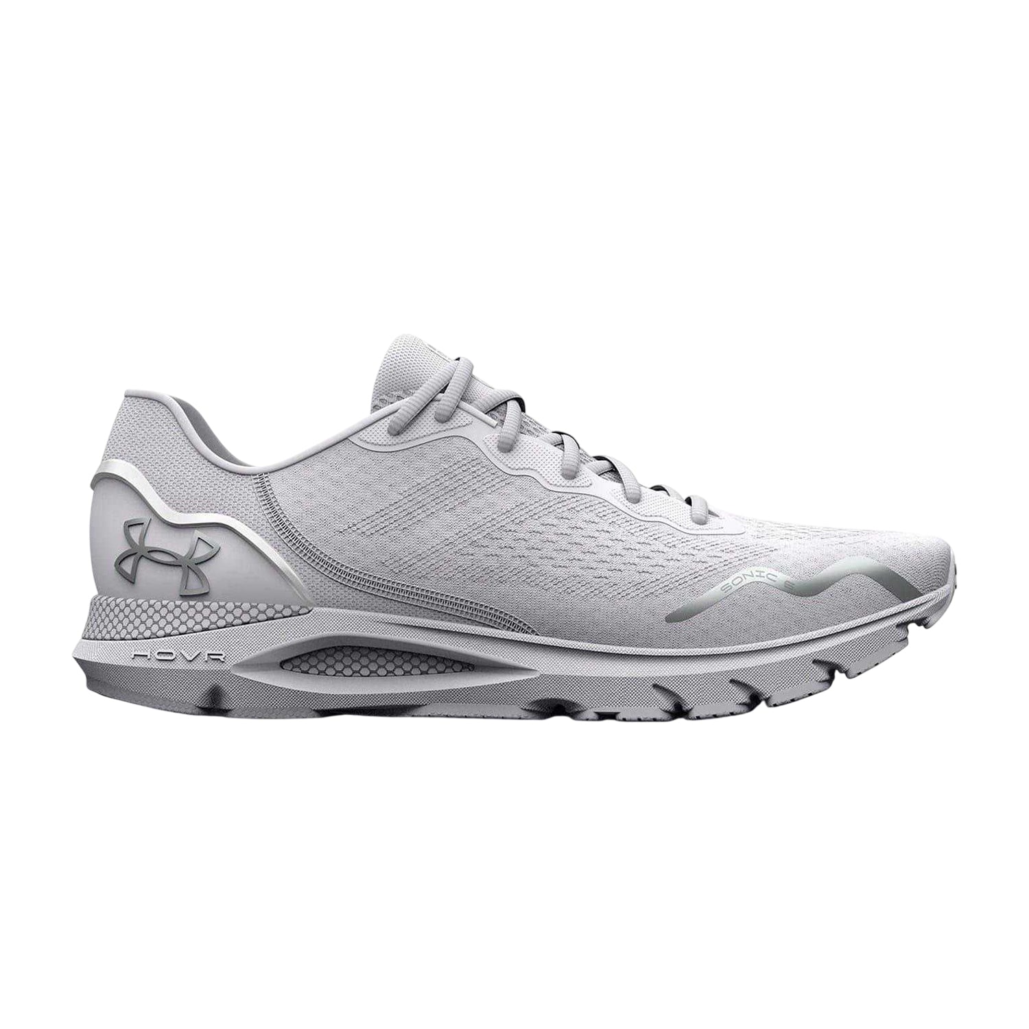 White - Front - Under Armour Womens-Ladies Hovr Sonic 6 Cushioned Running Shoes
