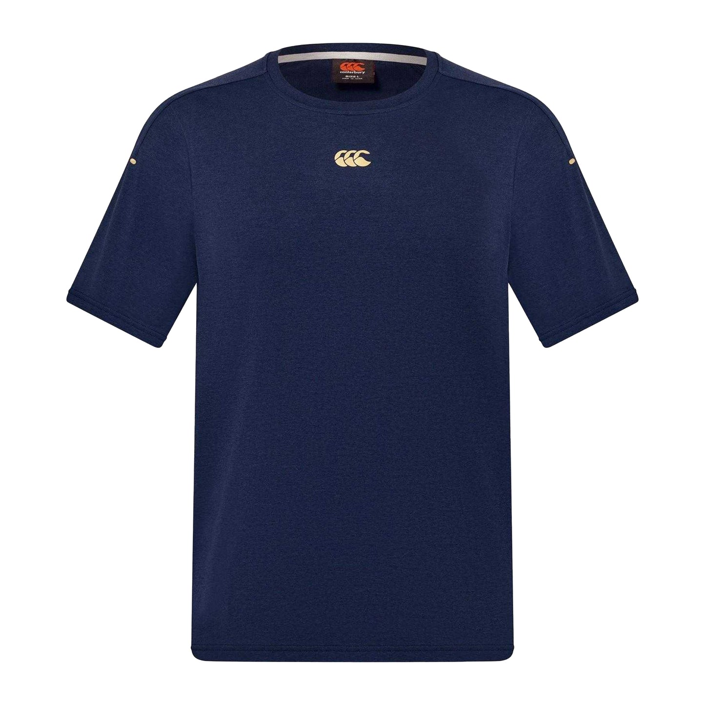 Navy - Front - Canterbury Mens Everest Dart Tech T-Shirt