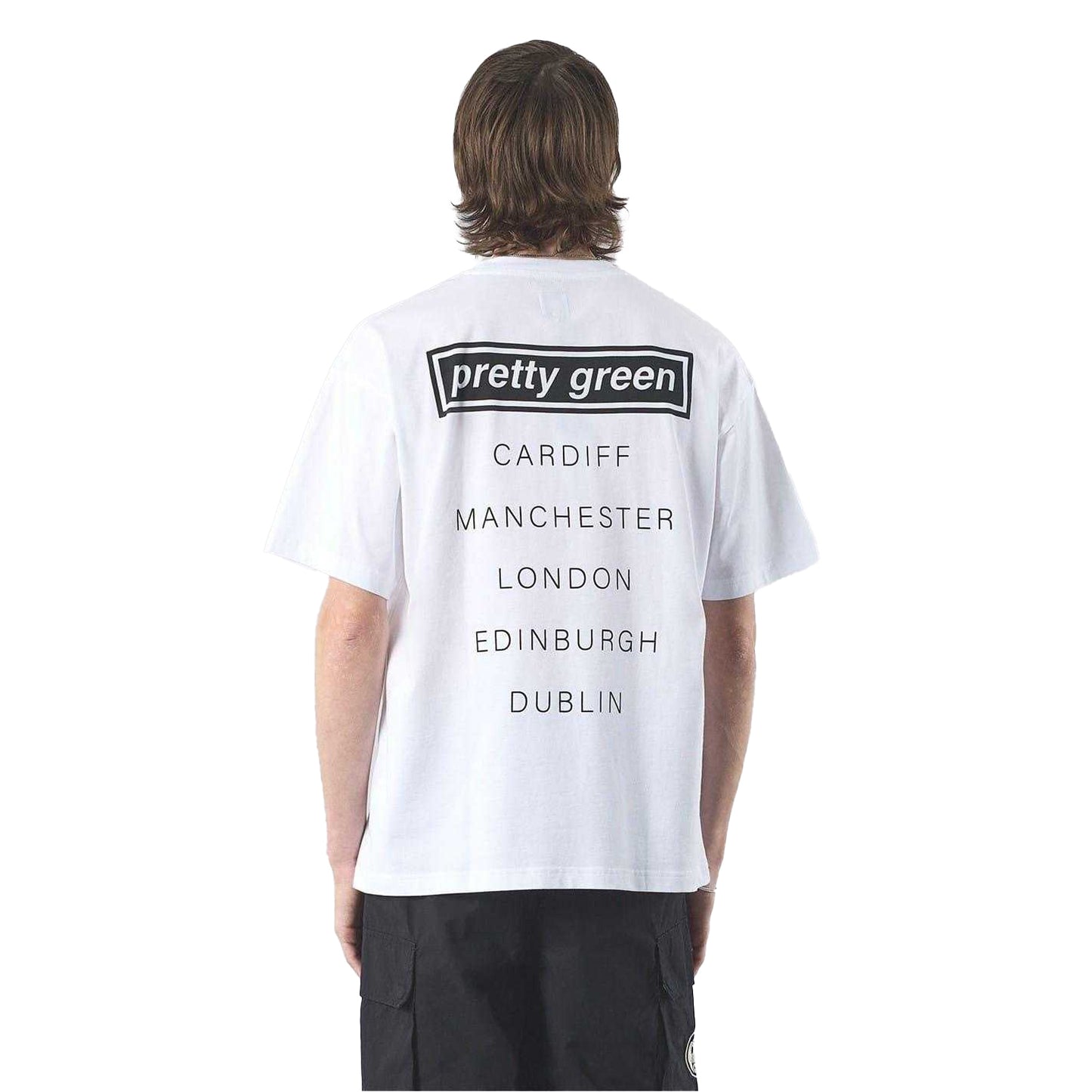 White - Lifestyle - Pretty Green Mens Porsche Live Forever Tour T-Shirt