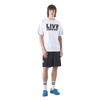 White - Pack Shot - Pretty Green Mens Porsche Live Forever Tour T-Shirt