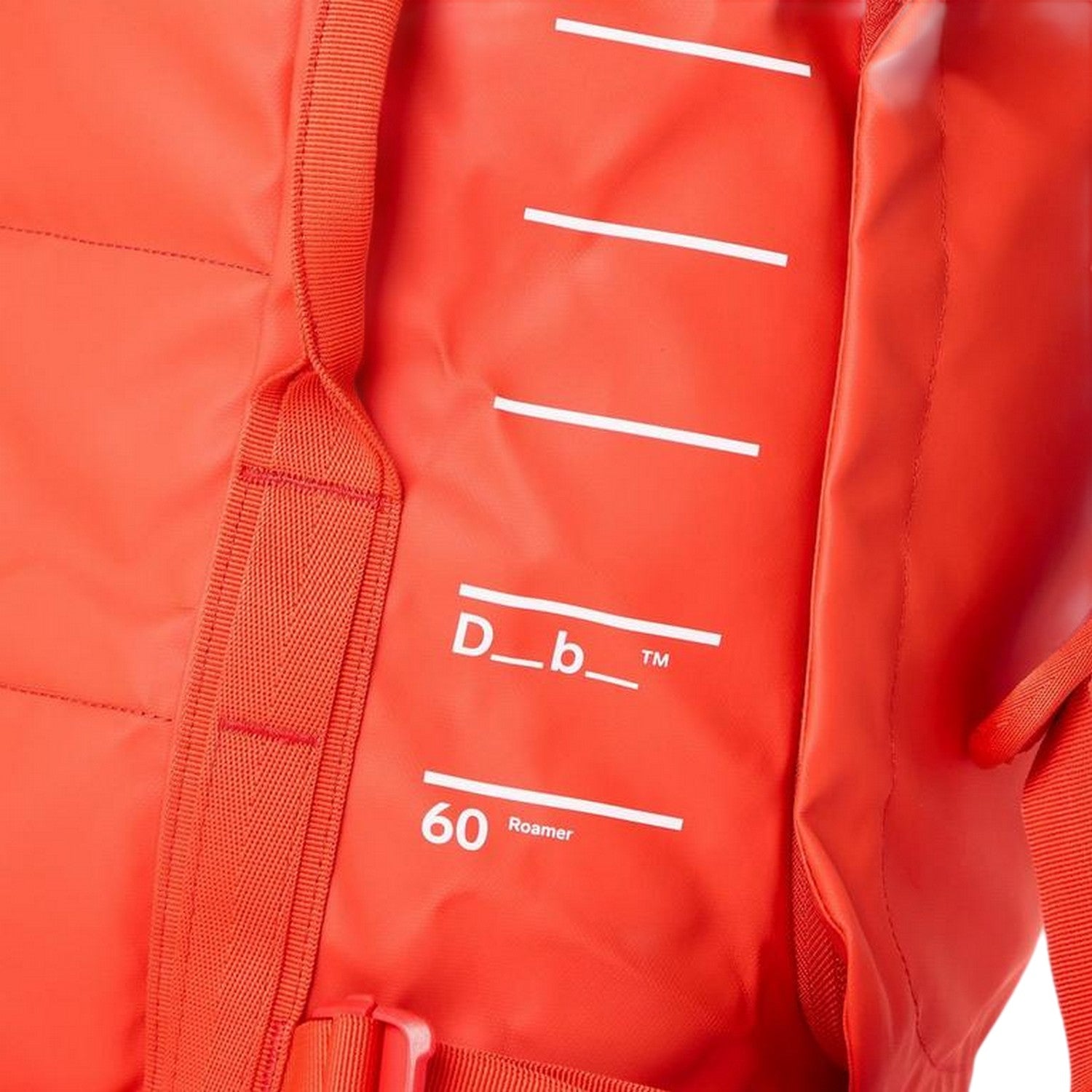 Red - Side - Db Roamer Quilted Travel 60L Duffle Bag