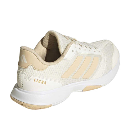 White-White Sand - Back - Adidas Womens-Ladies Ligra 8 Shoes