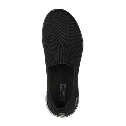 Triple Black - Side - Skechers Womens-Ladies Go Walk Joy Trainers