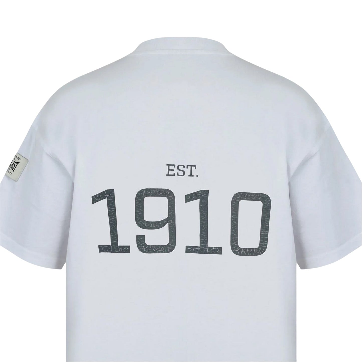 White - Lifestyle - Everlast Mens NYC Logo Crew Neck Oversized T-Shirt