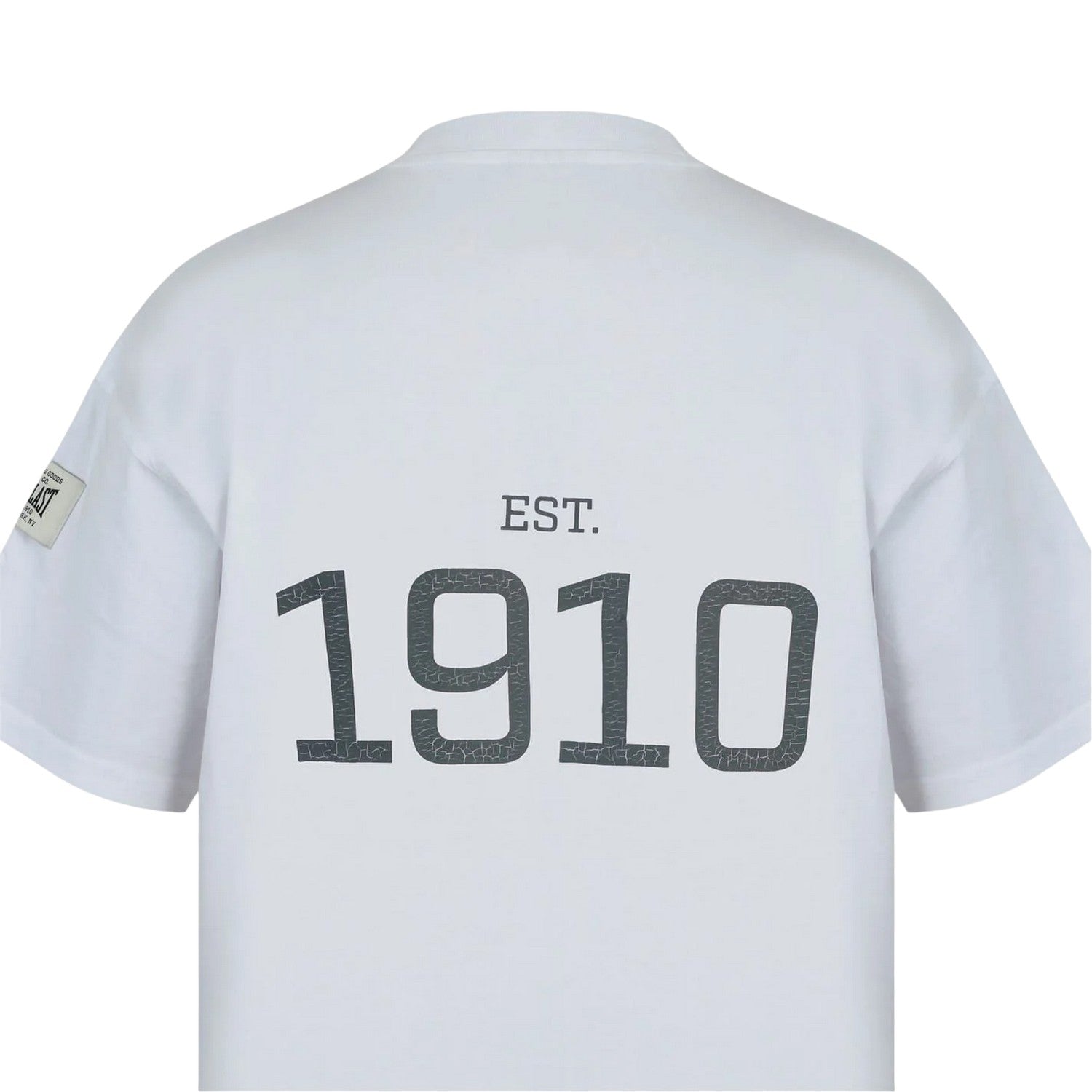 White - Lifestyle - Everlast Mens NYC Logo Crew Neck Oversized T-Shirt
