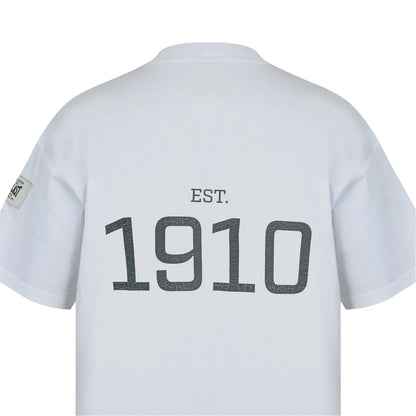 White - Lifestyle - Everlast Mens NYC Logo Crew Neck Oversized T-Shirt