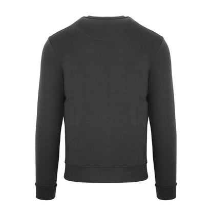 Antracite - Back - Aquascutum Mens Round Neck Sweatshirt