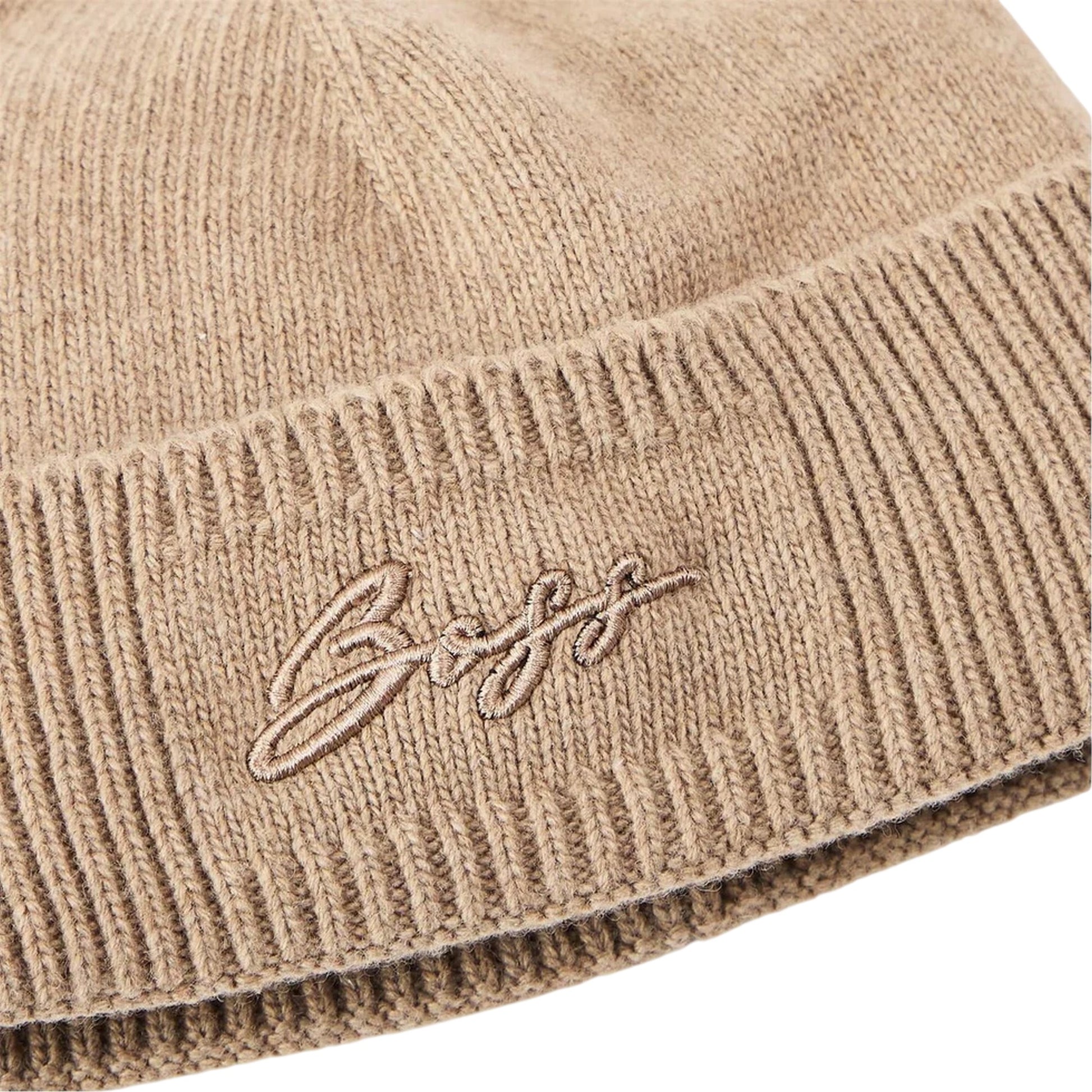 Rust - Side - Boss Landrenia Embroidered Logo Beanie