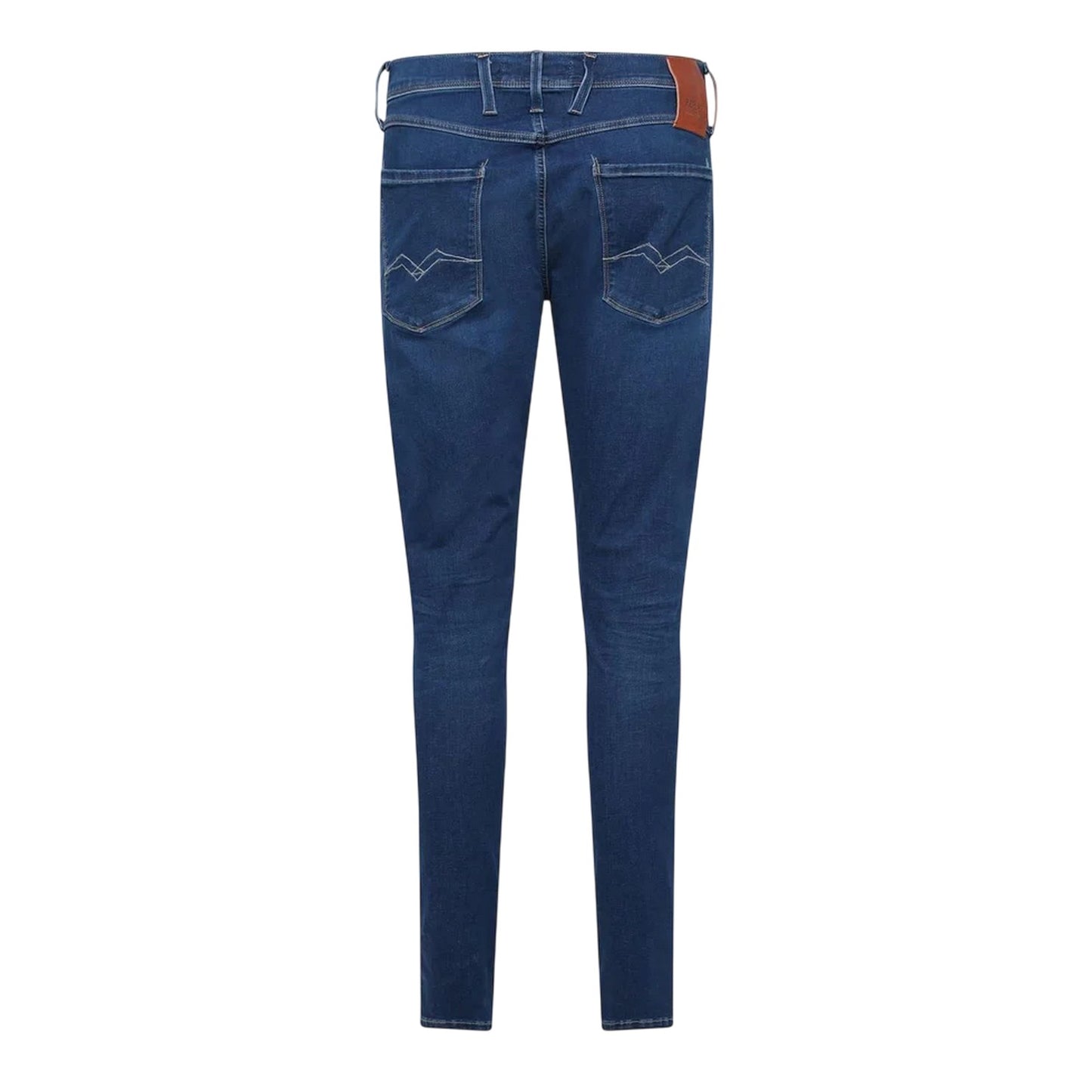 Blue - Back - Replay Mens Anbass Slim Jeans