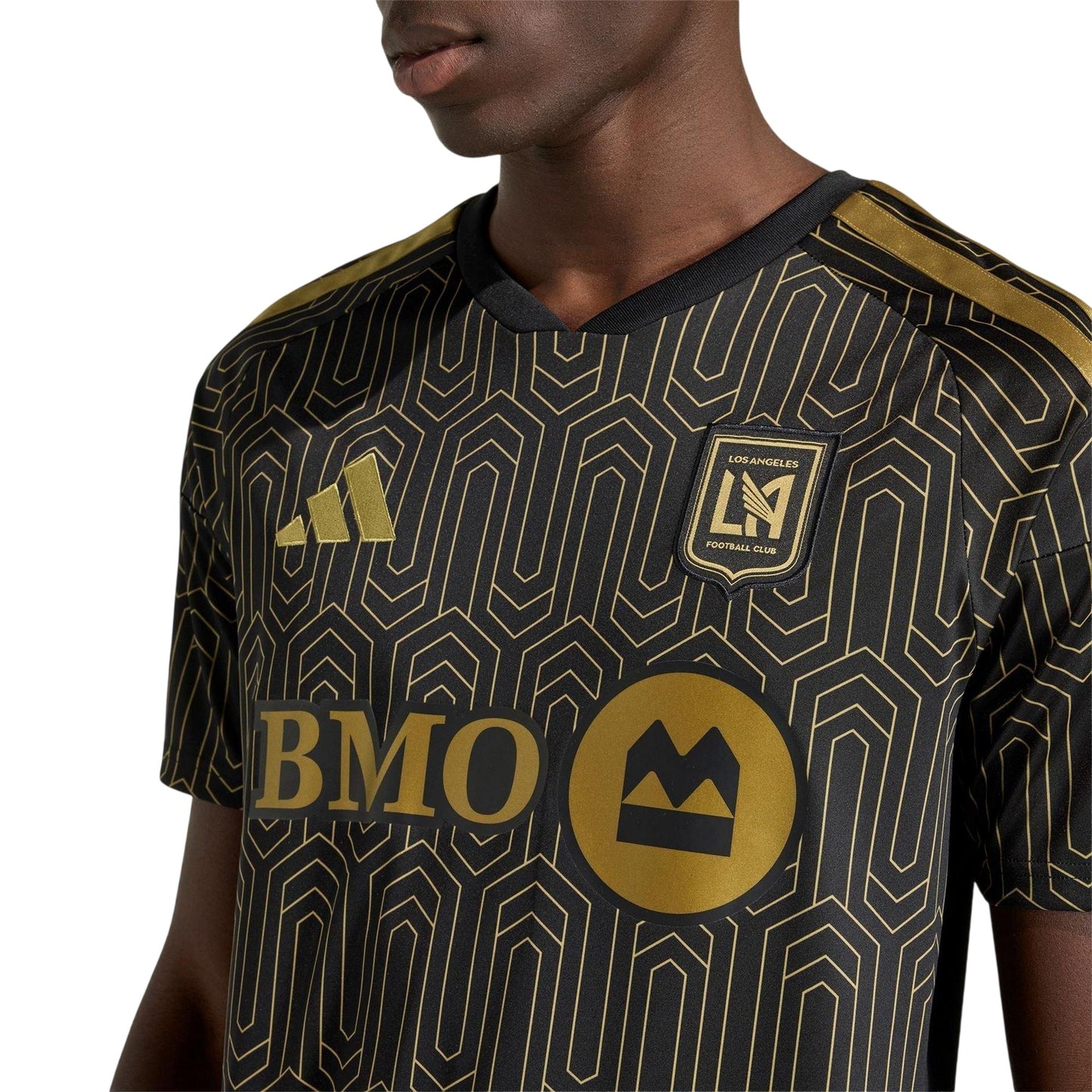 Black-Gold - Side - Los Angeles FC Mens Adidas Home Jersey