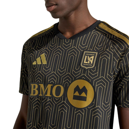 Black-Gold - Side - Los Angeles FC Mens Adidas Home Jersey