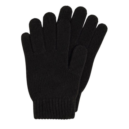 Black-White - Side - Adidas Childrens-Kids Beanie & Gloves Set