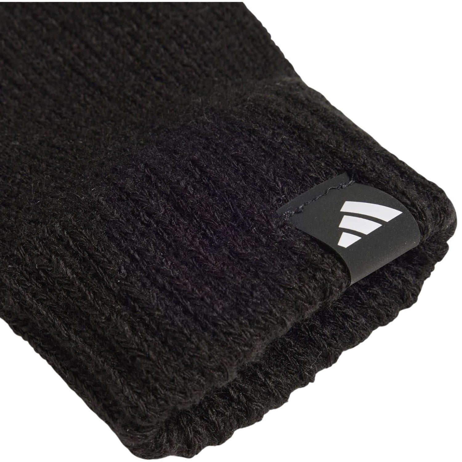 Black-White - Lifestyle - Adidas Childrens-Kids Beanie & Gloves Set