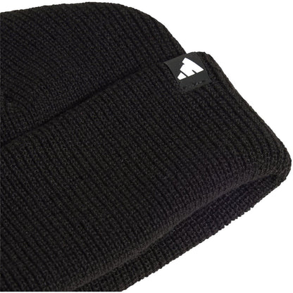 Black-White - Pack Shot - Adidas Childrens-Kids Beanie & Gloves Set