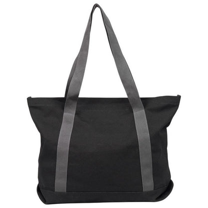 Black - Back - New Balance Canvas Tote Bag