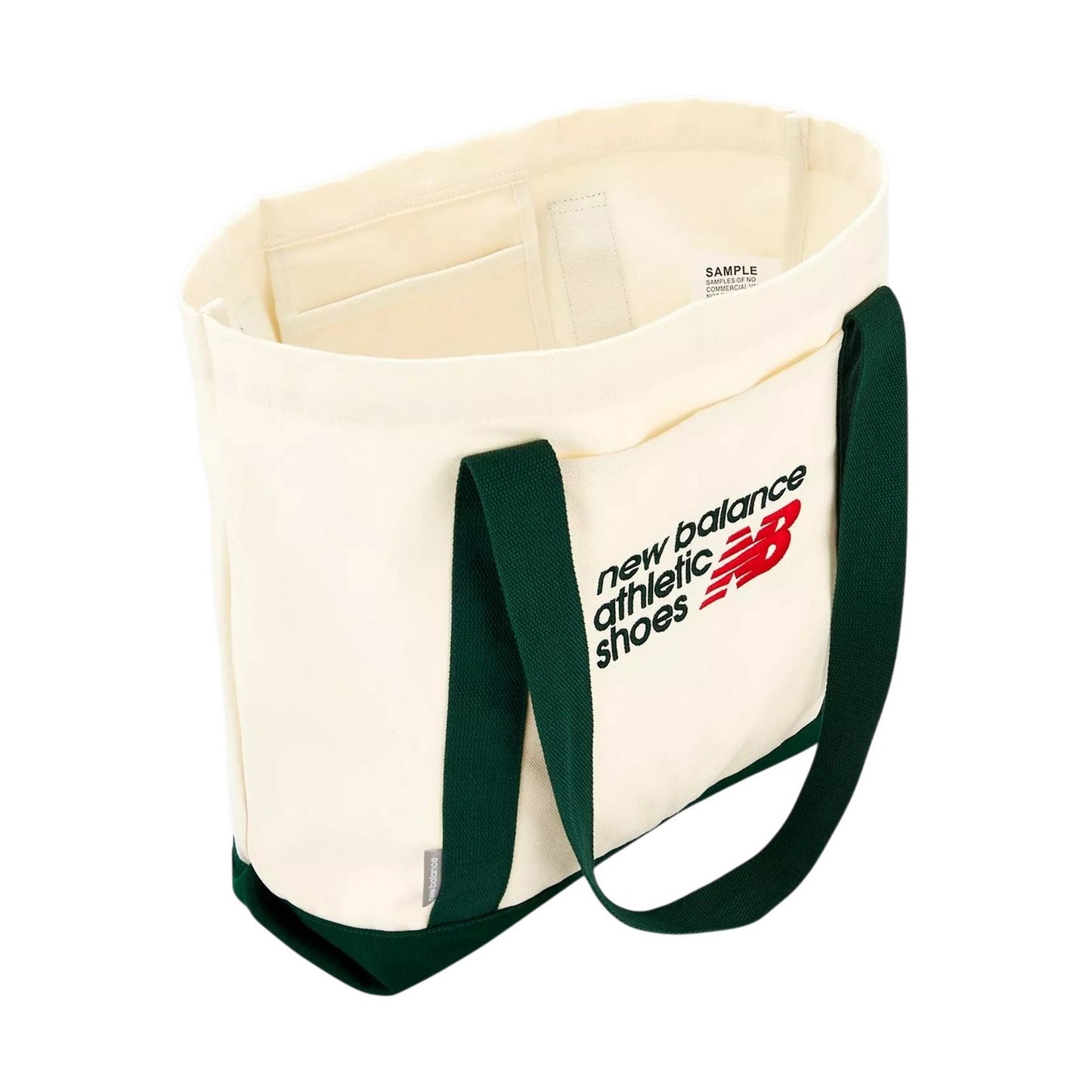 Pale Green - Back - New Balance Canvas Tote Bag