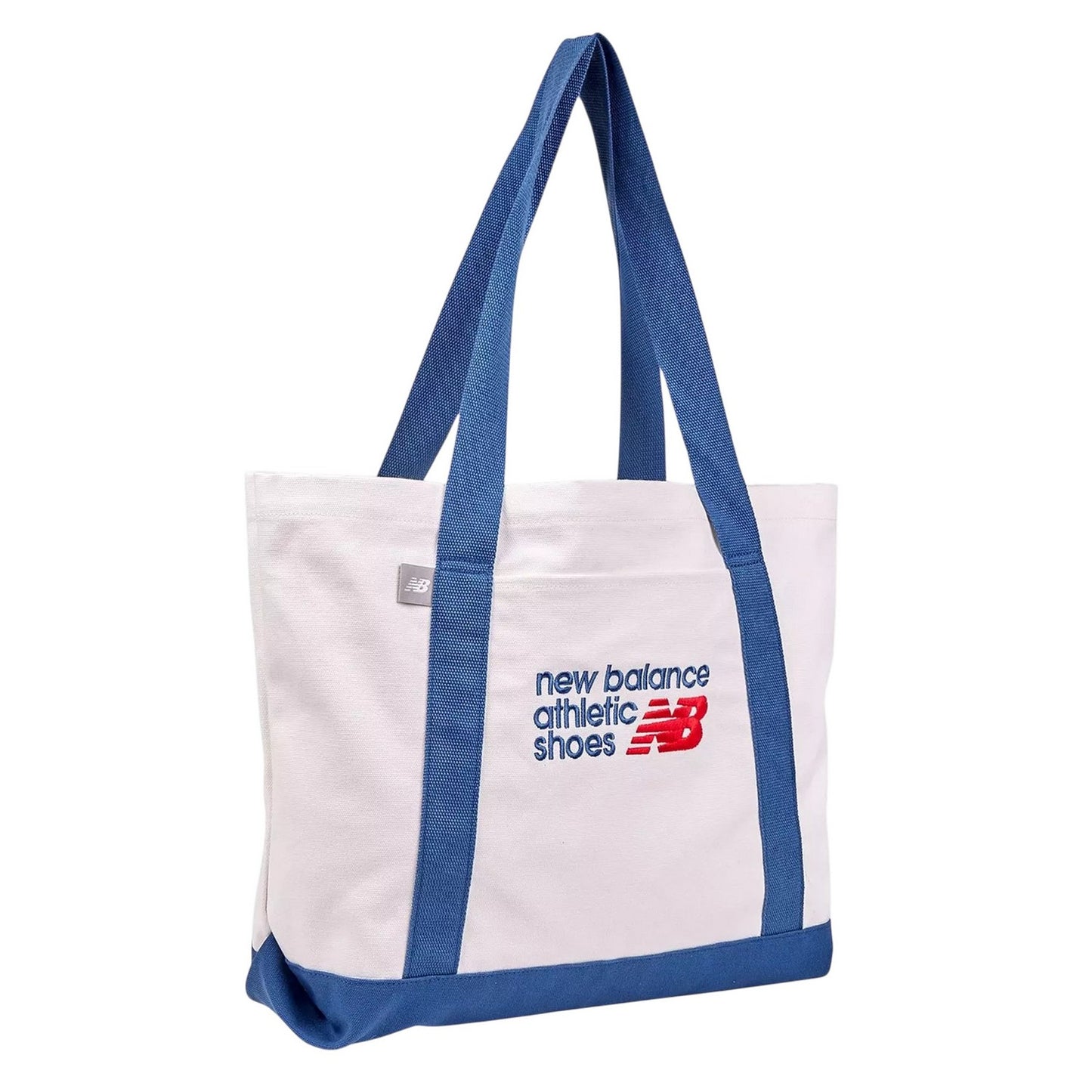 White-Blue - Front - New Balance Canvas Tote Bag