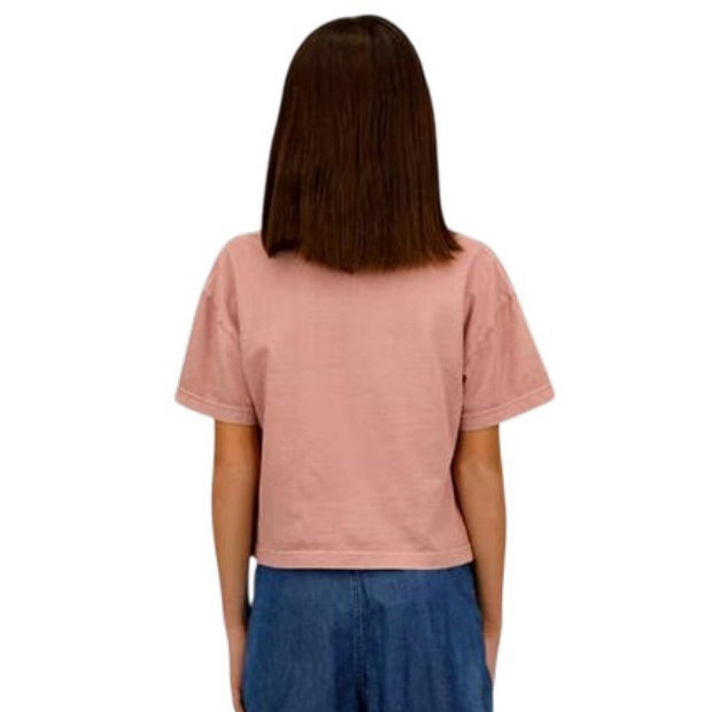 Pink - Back - G-Star Girls Text Cotton T-Shirt