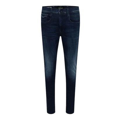 Blue - Front - Replay Mens Bronny Slim Jeans
